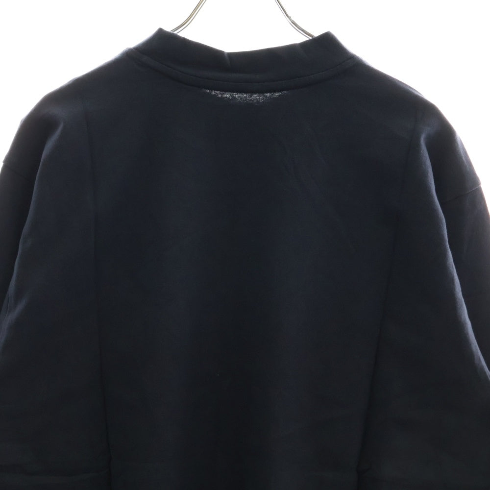 Yeezy Gap Engineered by Balenciaga(イージー ギャップ エンジニアードバイ バレンシアガ) LONG SLEEVE T-SHIRT ロングスリーブ クルーネック 長袖Tシャツ カットソー ネイビー 537288-00-1