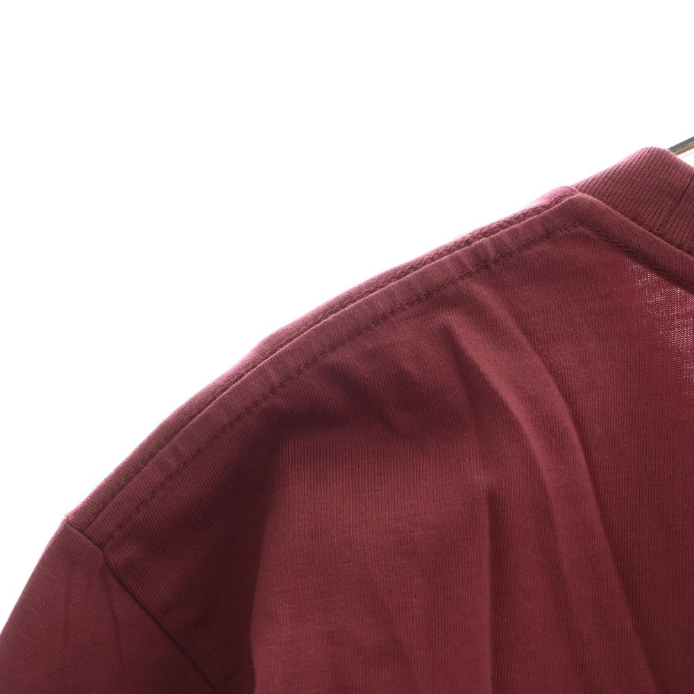 KAWS(カウズ) ×FRANKEN BERRY フランケン ベリー クルーネック半袖プリントTシャツ カットソー レッド