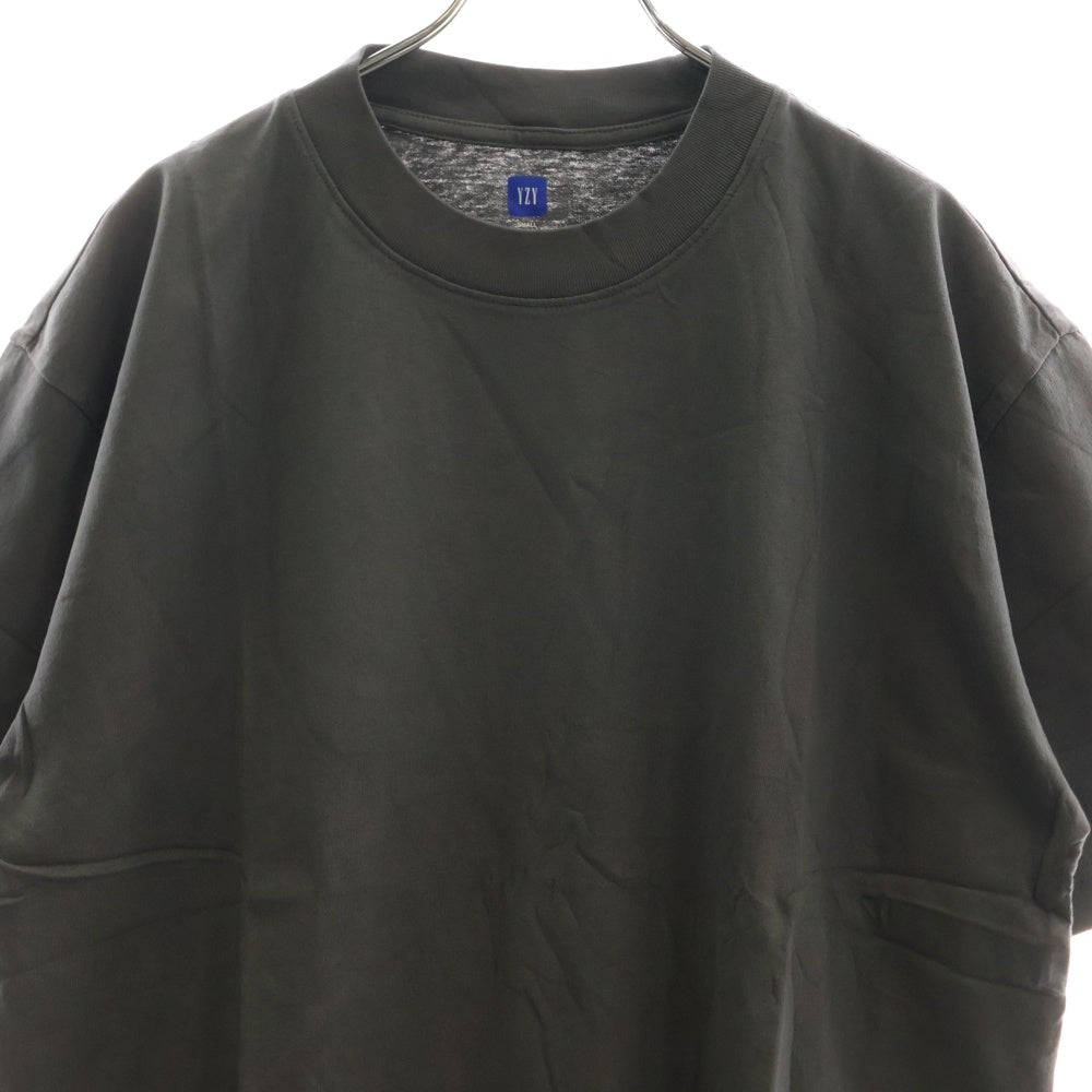 YEEZY GAP(イージーギャップ) SHORT SLEEVE T-SHIRT オーバーサイズショートスリーブ 半袖Tシャツ カットソー グレー 537299-03-1