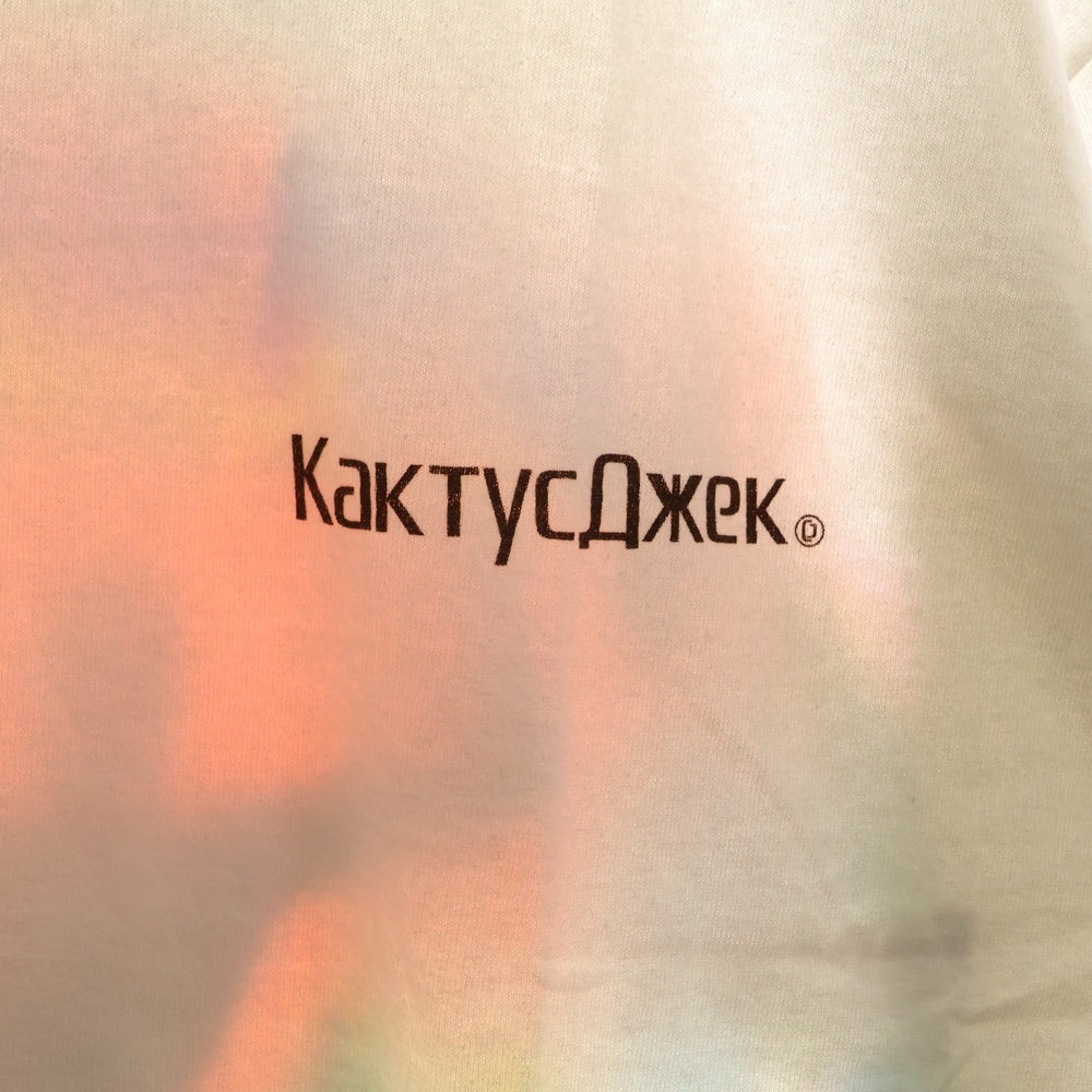 Cactus Jack(カクタスジャック) 20SS ×FORTNITE RAGE EMOTE TEE フォートナイト エモートプリントTシャツ 半袖クルーネックカットソー ホワイト CJFN-SS06