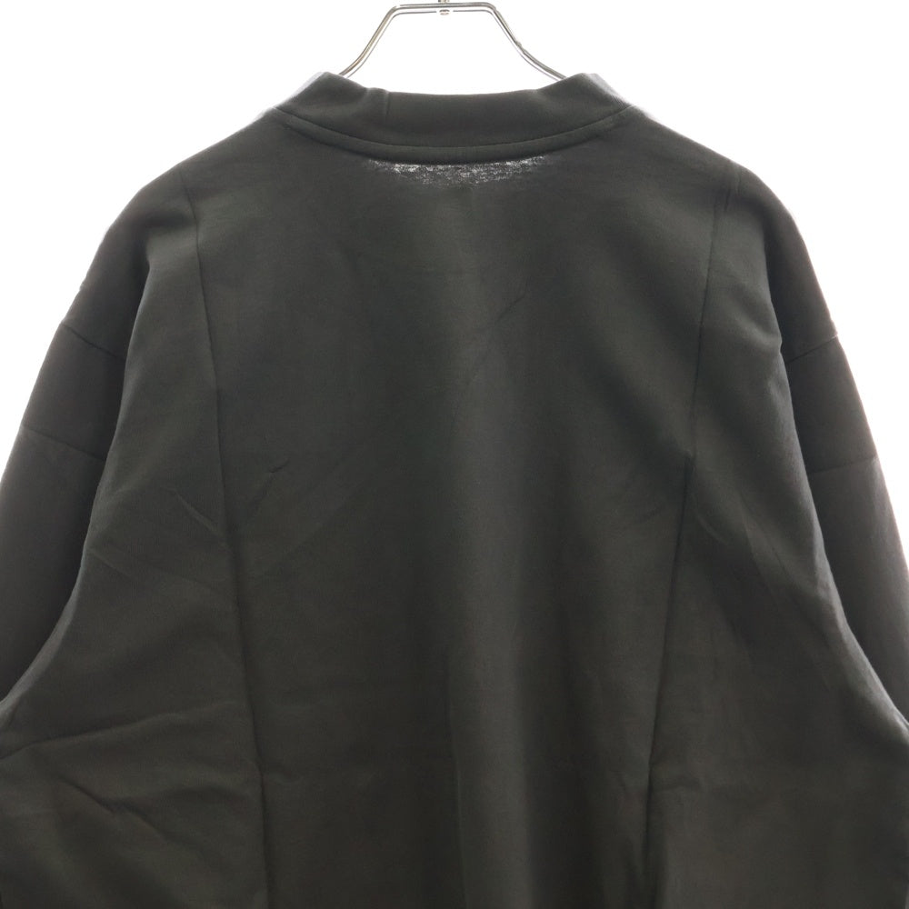 Yeezy Gap Engineered by Balenciaga(イージー ギャップ エンジニアードバイ バレンシアガ) LONG SLEEVE T-SHIRT ロングスリーブ クルーネック 長袖Tシャツ カットソー グレー 537288-01-1