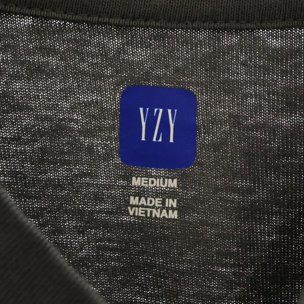 Yeezy Gap Engineered by Balenciaga(イージー ギャップ エンジニアードバイ バレンシアガ) LONG SLEEVE T-SHIRT ロングスリーブ クルーネック 長袖Tシャツ カットソー グレー 537288-01-1