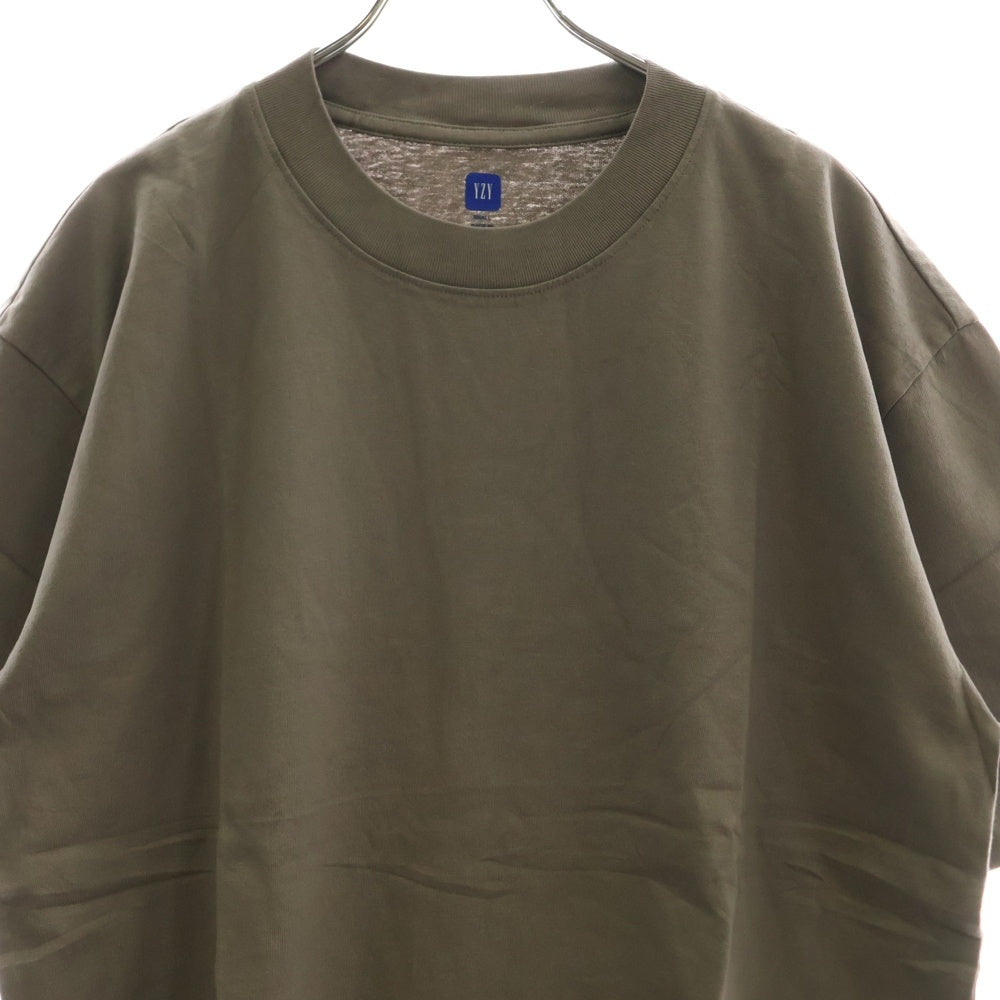 YEEZY GAP(イージーギャップ) SHORT SLEEVE T-SHIRT オーバーサイズTシャツ 半袖クルーネックカットソー グレー 537299-04-1