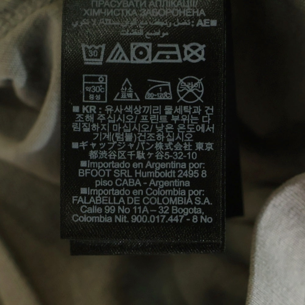 YEEZY GAP(イージーギャップ) SHORT SLEEVE T-SHIRT オーバーサイズTシャツ 半袖クルーネックカットソー グレー 537299-04-1