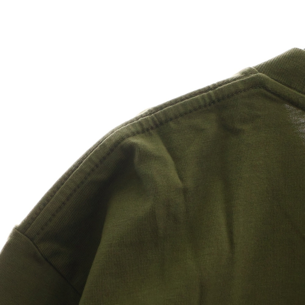 KAWS(カウズ) ×FRUTE BRUTE フルート ブルート クルーネック半袖プリントTシャツ カットソー グリーン