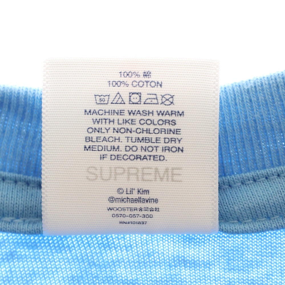 SUPREME(シュプリーム) 22SS ×Lil Kim Photo Tee リルキム フォトプリント クルーネック 半袖Tシャツ カットソー ブルー