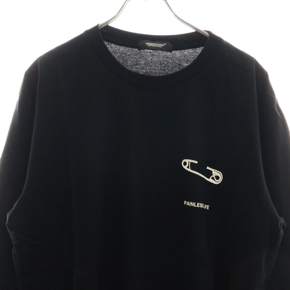 UNDERCOVER(アンダーカバー) 21SS PAINLESS LIFE ペインレス ライフ プリント クルーネック 半袖Tシャツ カットソー ブラック UC1A9805