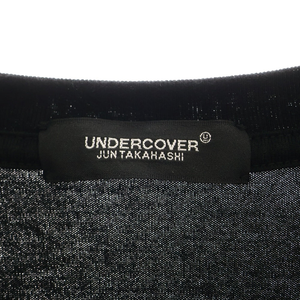 UNDERCOVER(アンダーカバー) 21SS PAINLESS LIFE ペインレス ライフ プリント クルーネック 半袖Tシャツ カットソー ブラック UC1A9805