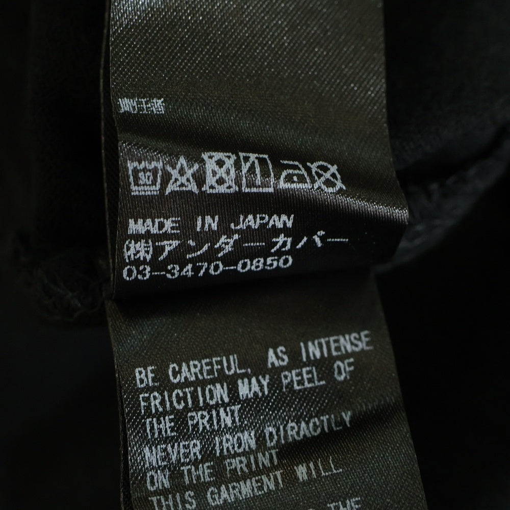 UNDERCOVER(アンダーカバー) 21SS PAINLESS LIFE ペインレス ライフ プリント クルーネック 半袖Tシャツ カットソー ブラック UC1A9805