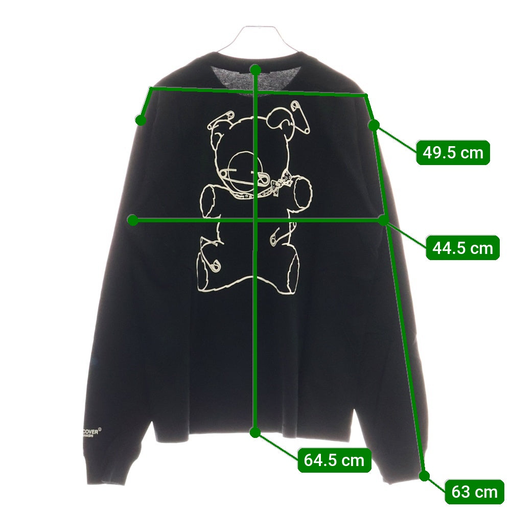 UNDERCOVER(アンダーカバー) 21SS PAINLESS LIFE ペインレス ライフ プリント クルーネック 半袖Tシャツ カットソー ブラック UC1A9805