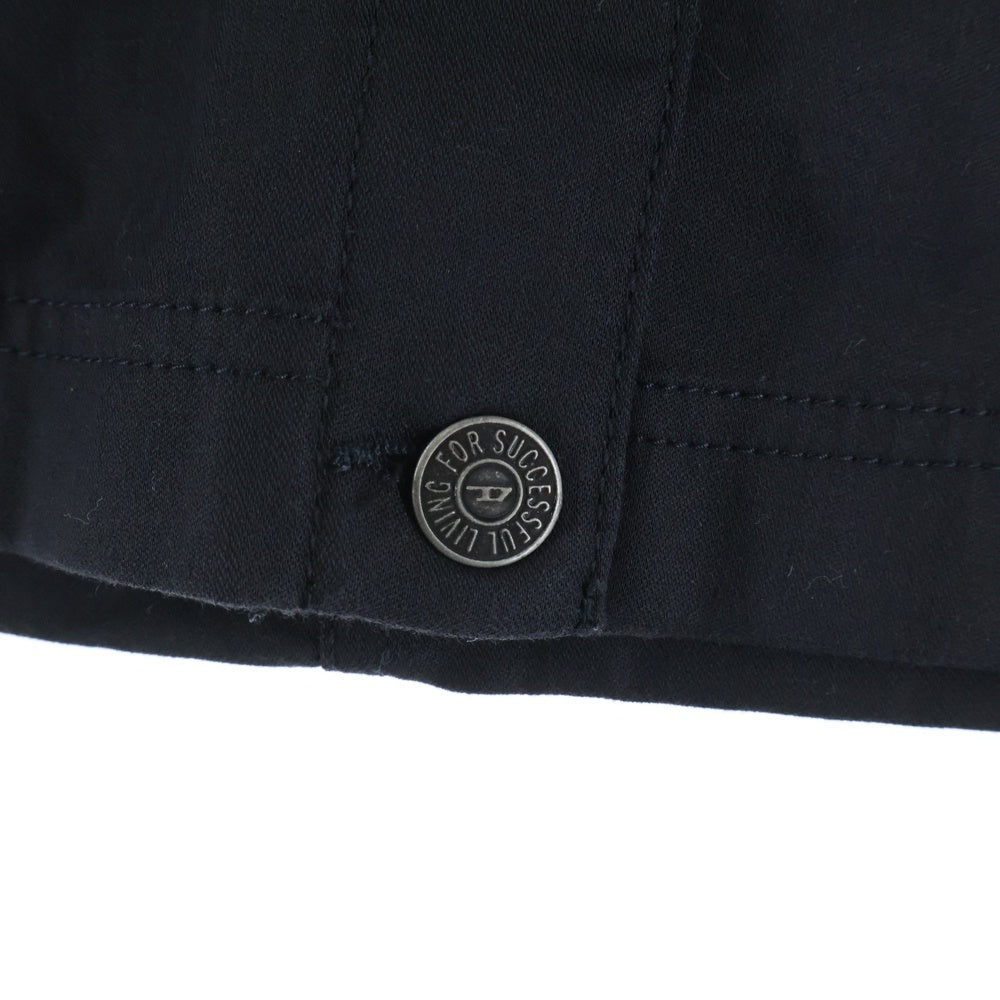 DIESEL(ディーゼル) 7B マルチポケット デニム切り替え ショートスカート ブラック A04715