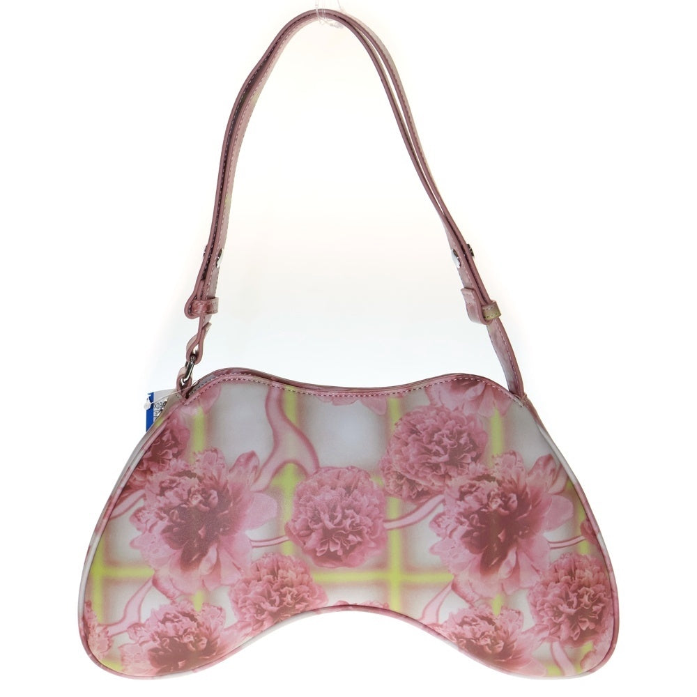 DIESEL(ディーゼル) PLAY SHOULDER プレイ フローラル柄 Dロゴデザイン ショルダーバッグ ハンドバッグ ピンク X09100