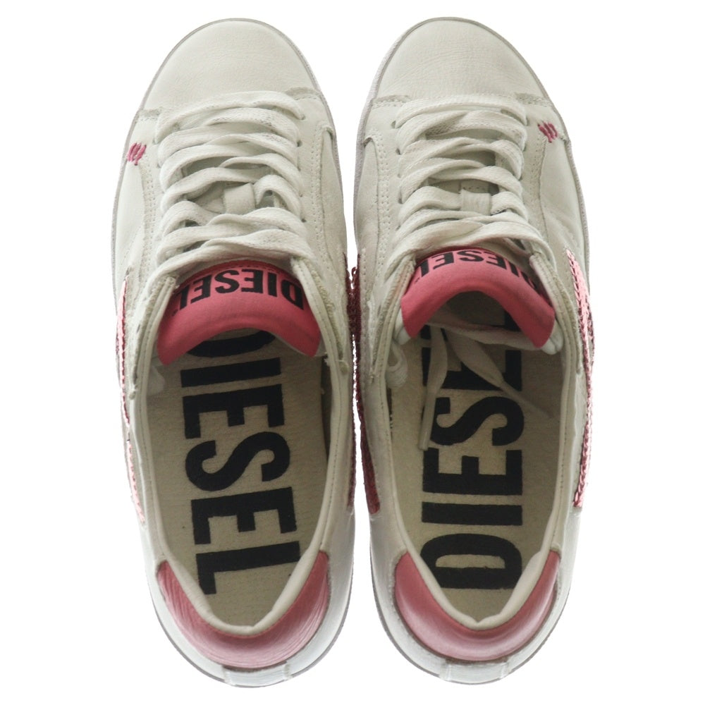 DIESEL(ディーゼル) MIXマテリアル Dロゴデザイン エイジング加工