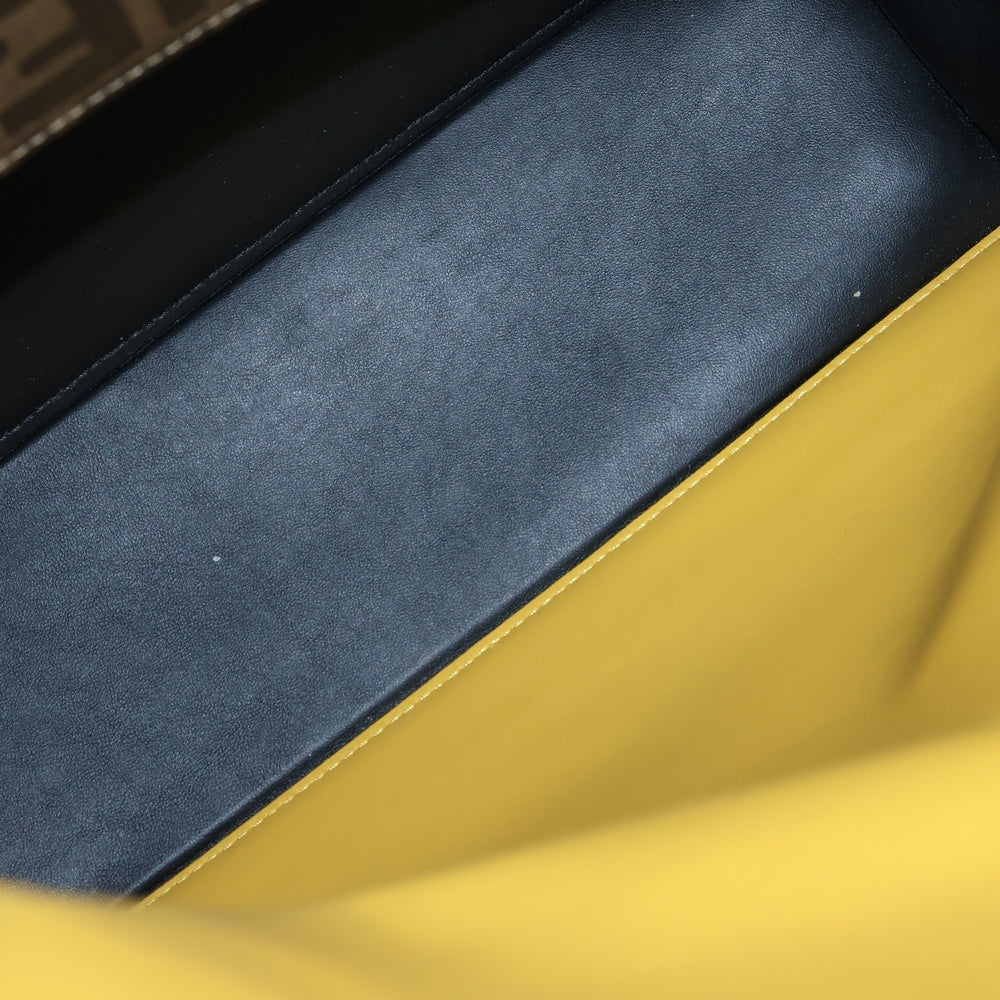 FENDI(フェンディ) PEEKABOO ISeeU ピーカブー アイシーユー 2Way レザー トート ショルダーバッグ シルバー金具 ブラック 7VA528