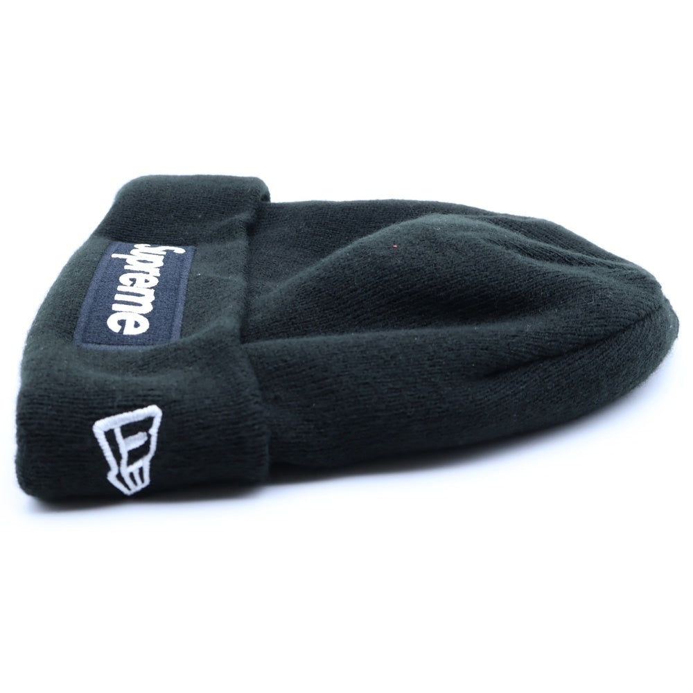 NEW ERA(ニューエラ) ×NEW ERA Box Logo Beanie ニューエラ ボックスロゴデザイン ビーニー ニット帽 帽子 ブラック