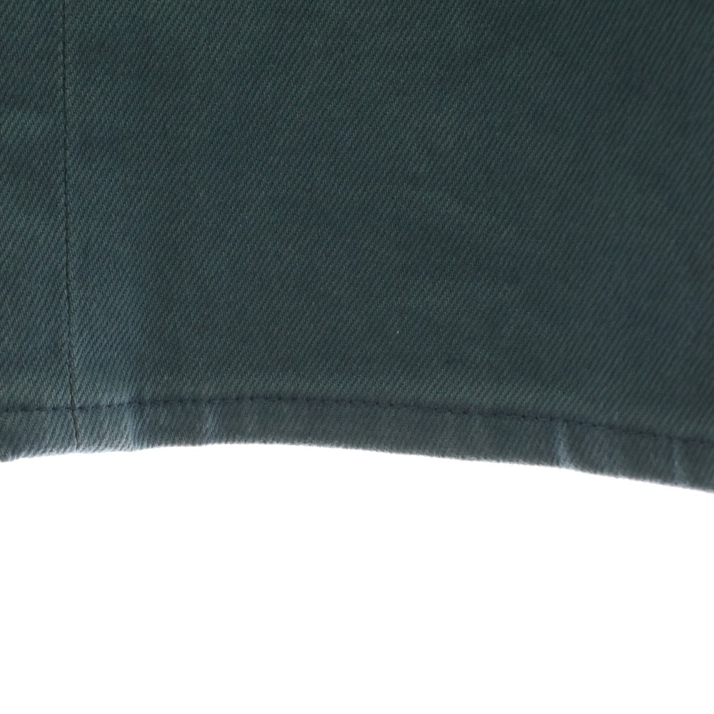 Paul Smith(ポールスミス) レザーパッチ コットン ストレート デニム チノ パンツ ブルー PY-5Y-83921