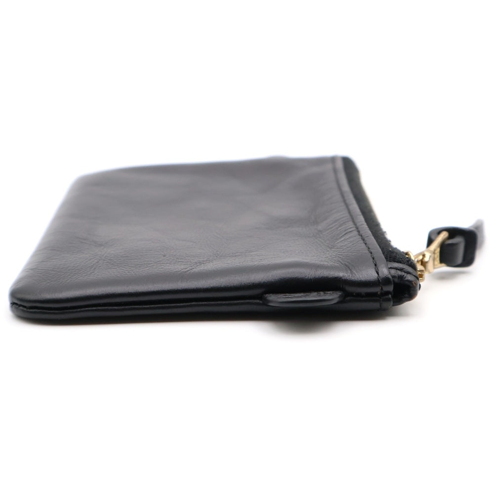 VISVIM(ヴィスヴィム) LEATHER ESSENTIALS CASE レザー エッセンシャル カード コインケース コンパクトウォレット ブラック 0224903003004