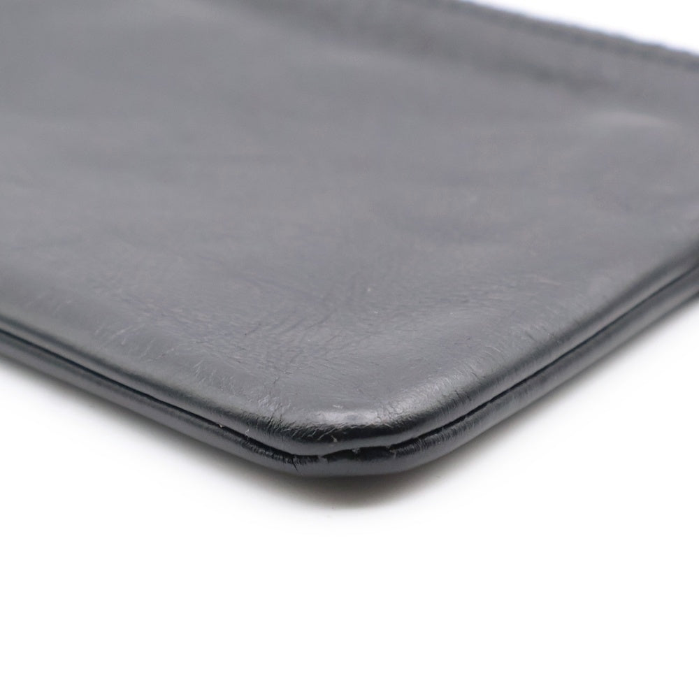 VISVIM(ヴィスヴィム) LEATHER ESSENTIALS CASE レザー エッセンシャル カード コインケース コンパクトウォレット ブラック 0224903003004