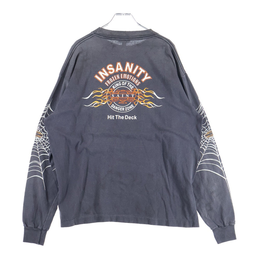 SAINT MICHAEL 25SS DISCO ロングTシャツ SAINT MICHAEL(セントマイケル) 25SS TEFRON DISCO INSANITY ML LS TEE