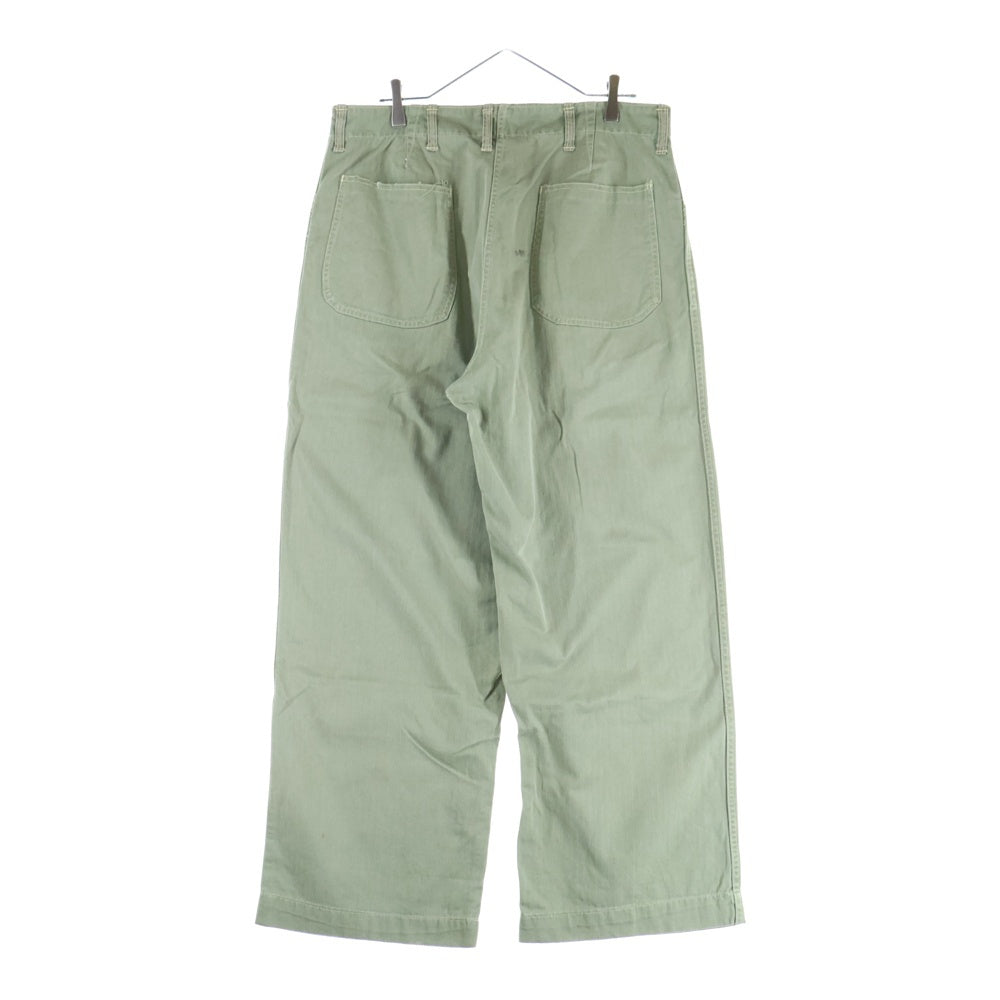 VINTAGE(ヴィンテージ) 40S VINTAGE P-41 HBT Pants ドーナツボタン ミリタリー ヴィンテージ パンツ カーキ