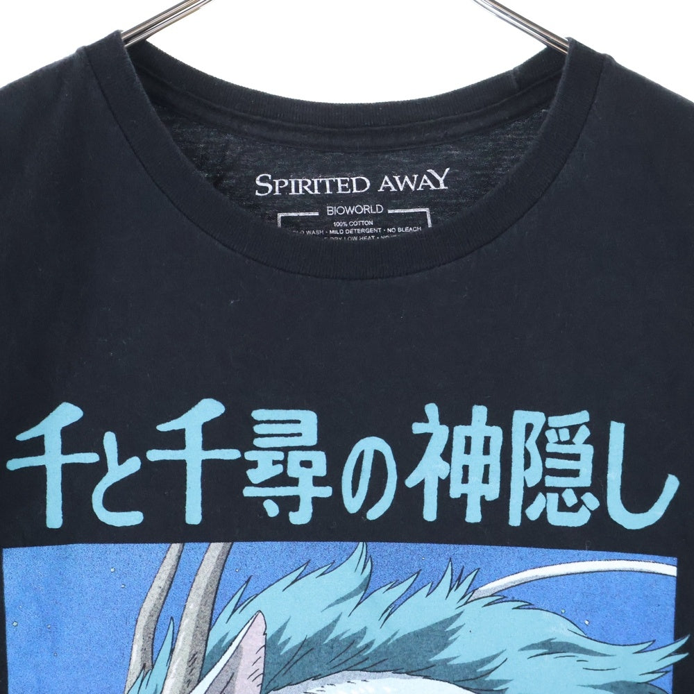 VINTAGE(ヴィンテージ) 00S VINTAGE SPIRITED AWAY ヴィンテージ 千と千尋の神隠し プリント 半袖Tシャツ カットソー ブラック