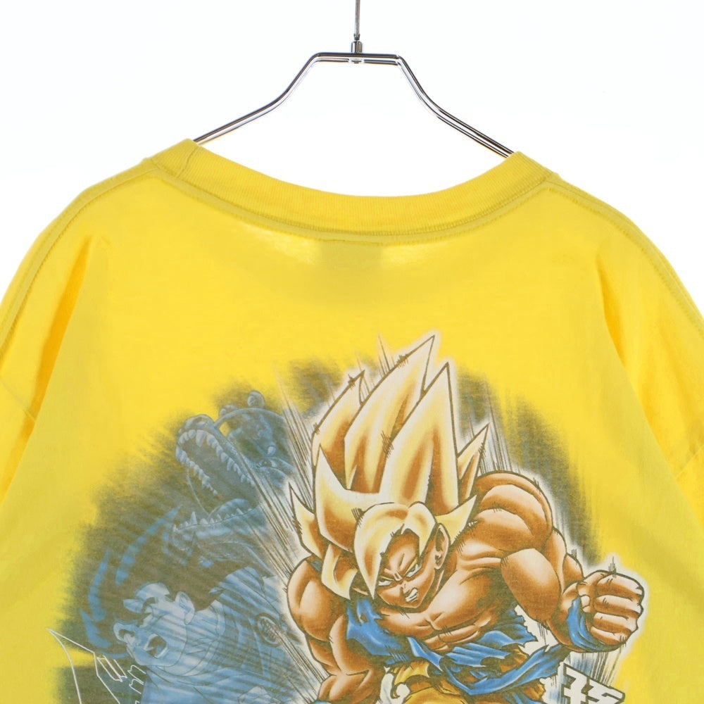 VINTAGE(ヴィンテージ) 00S VINTAGE DRAGON BALL Z ヴィンテージ ドラゴンボールゼット 孫悟空 プリント 半袖Tシャツ カットソー イエロー