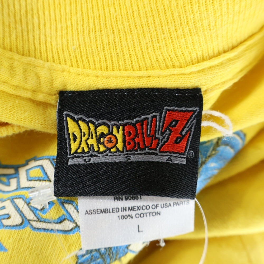 VINTAGE(ヴィンテージ) 00S VINTAGE DRAGON BALL Z ヴィンテージ ドラゴンボールゼット 孫悟空 プリント 半袖Tシャツ カットソー イエロー