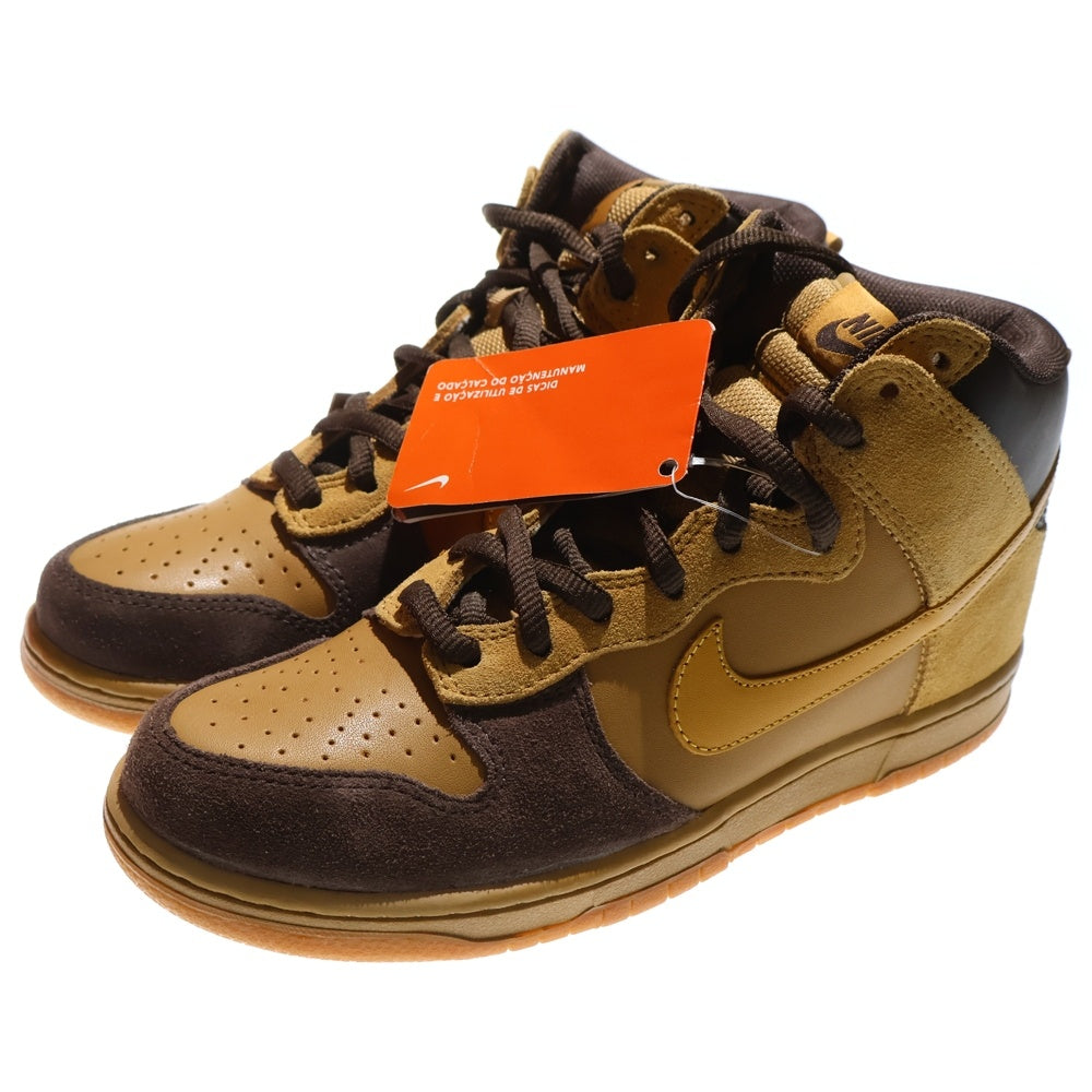 NIKE SB(ナイキエスビー) 【観賞用 2006年製】 DUNK HIGH SB EMB ダンク ハイカットスニーカー ブラウン US8.5/26.5cm 315681-771