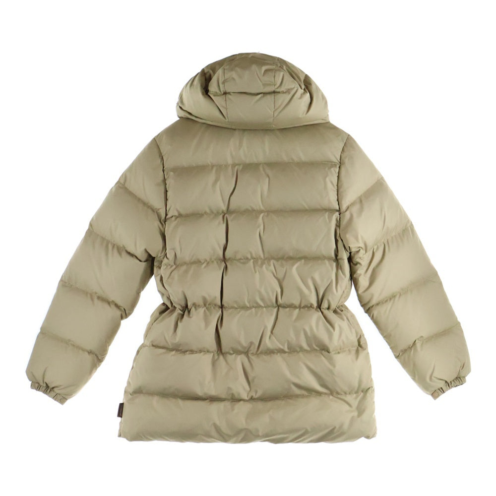 MONCLER(モンクレール) VALENTINE ヴァレンティーヌ フーデッド ジップアップダウンジャケット レディース ベージュ 47352-90-69950