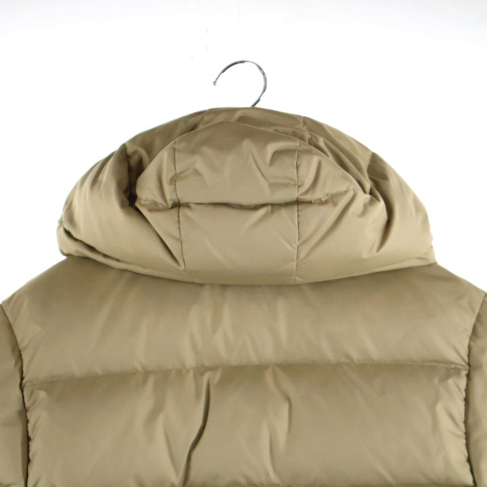 MONCLER(モンクレール) VALENTINE ヴァレンティーヌ フーデッド ジップアップダウンジャケット レディース ベージュ 47352-90-69950