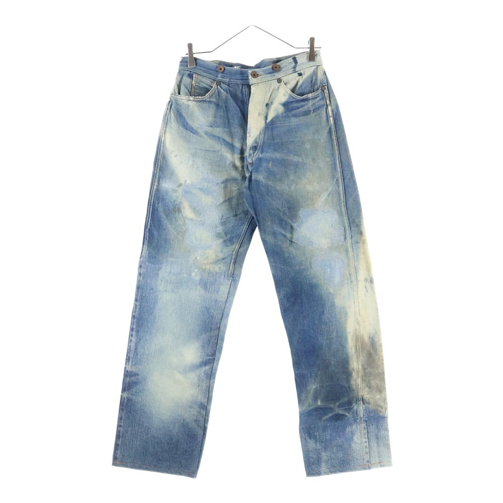 VINTAGE(ヴィンテージ) 1910年代 ストロングホールド サスペンダーボタン 針刺しバックル 布ラベル デニムパンツ