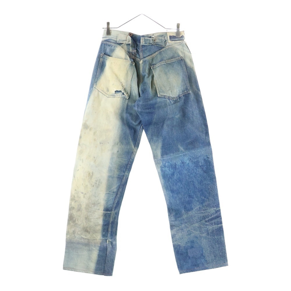 VINTAGE(ヴィンテージ) 1910年代 ストロングホールド サスペンダーボタン 針刺しバックル 布ラベル デニムパンツ