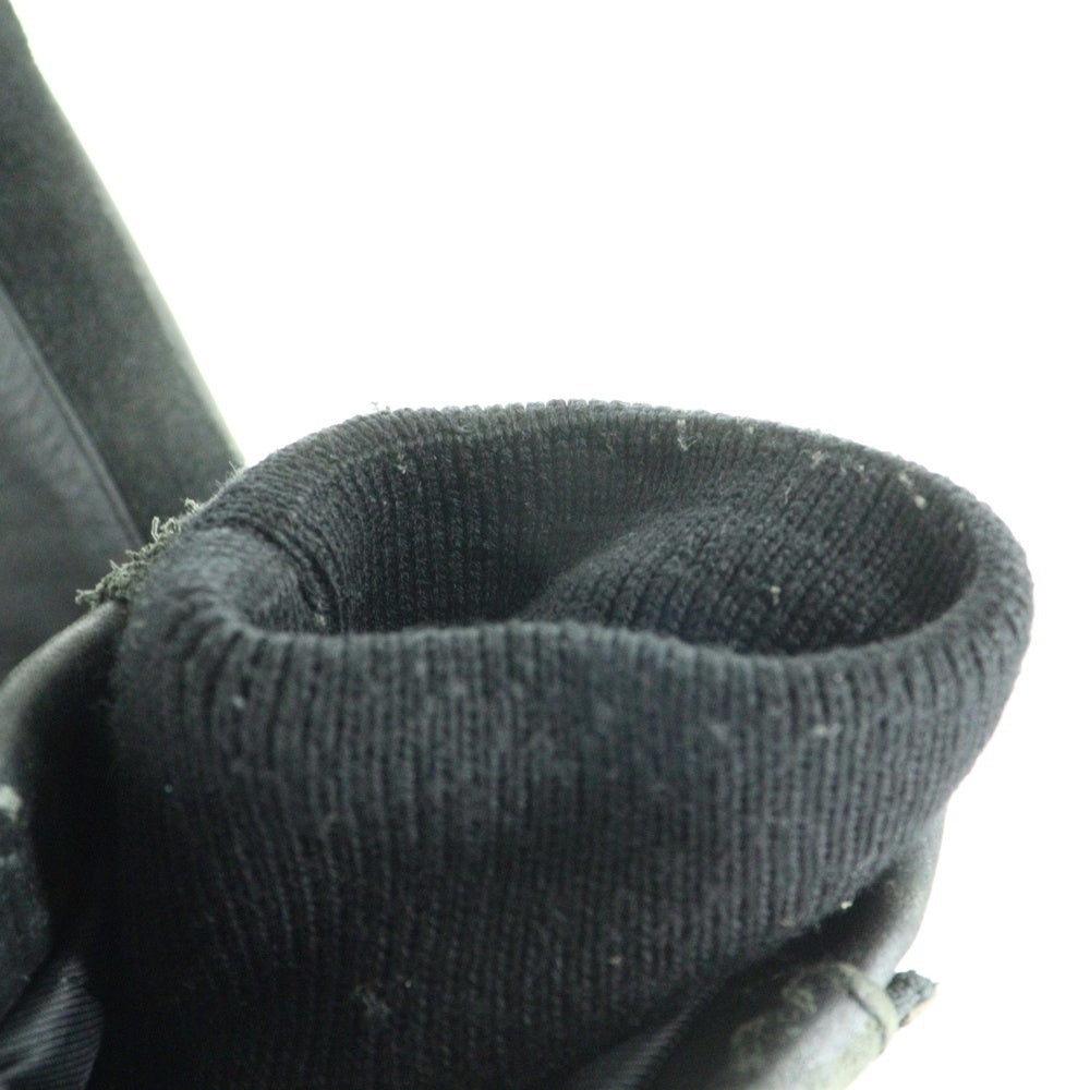 NEIGHBORHOOD(ネイバーフッド) カウレザー ジップアップ シングル ライダース レザージャケット ブラック NWNH-JK-06