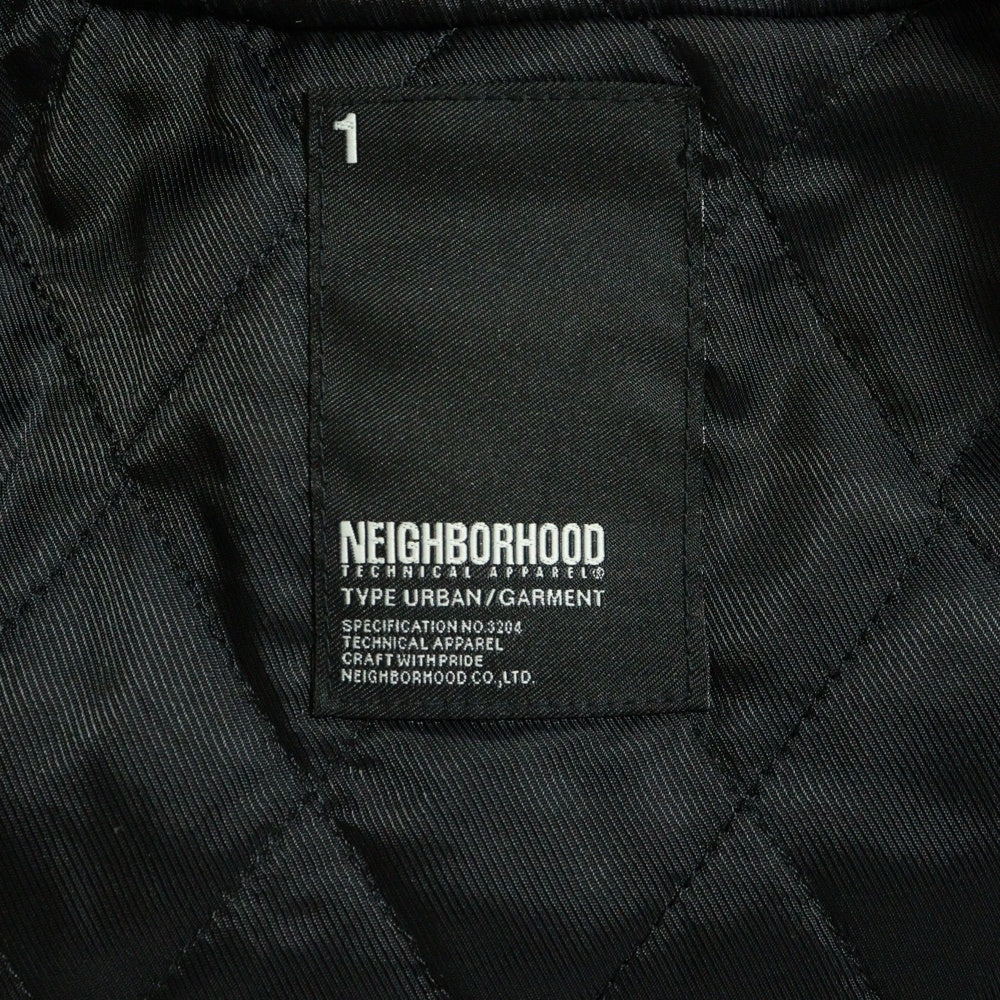 NEIGHBORHOOD(ネイバーフッド) カウレザー ジップアップ シングル ライダース レザージャケット ブラック NWNH-JK-06