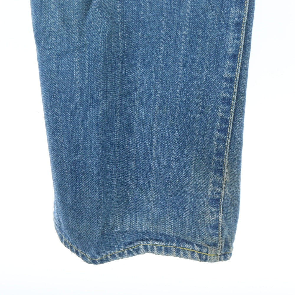 BLUE BLUE(ブルーブルー) 90S VINTAGE スナップボタン YKK ジップフライ ヴィンテージ ストレートデニムパンツ インディゴ