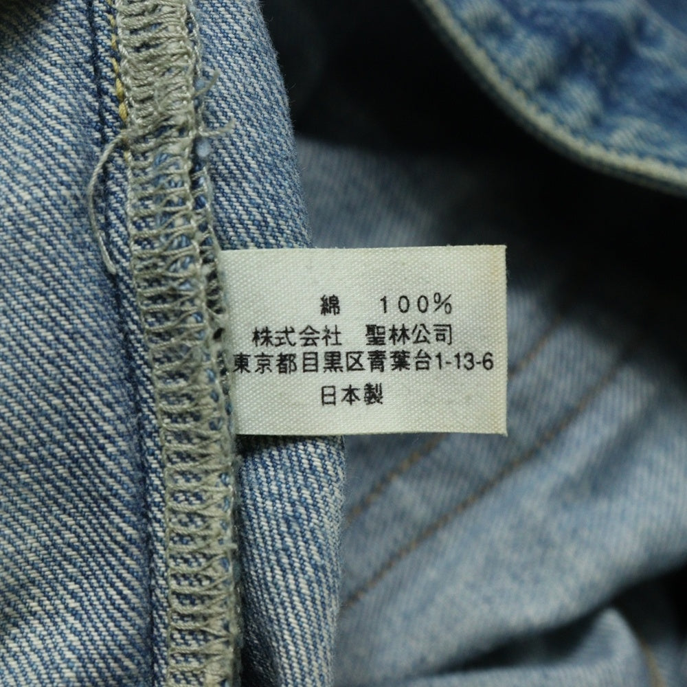 BLUE BLUE(ブルーブルー) 90S VINTAGE スナップボタン YKK ジップフライ ヴィンテージ ストレートデニムパンツ インディゴ