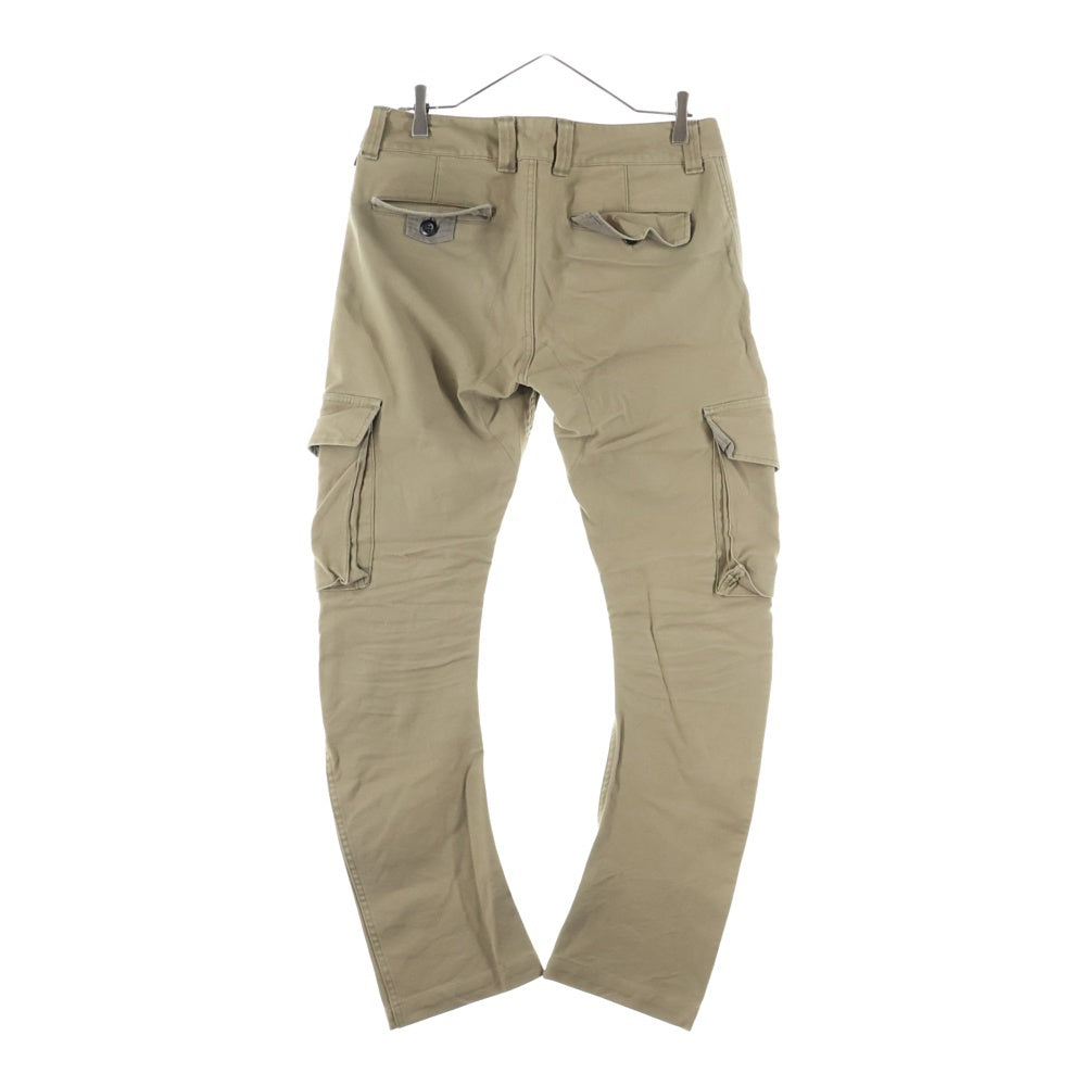 wjk(ダブルジェイケイ) BANANA CUT Cargo Pants バナナ カット カーゴパンツ ベージュ 5046 CS01