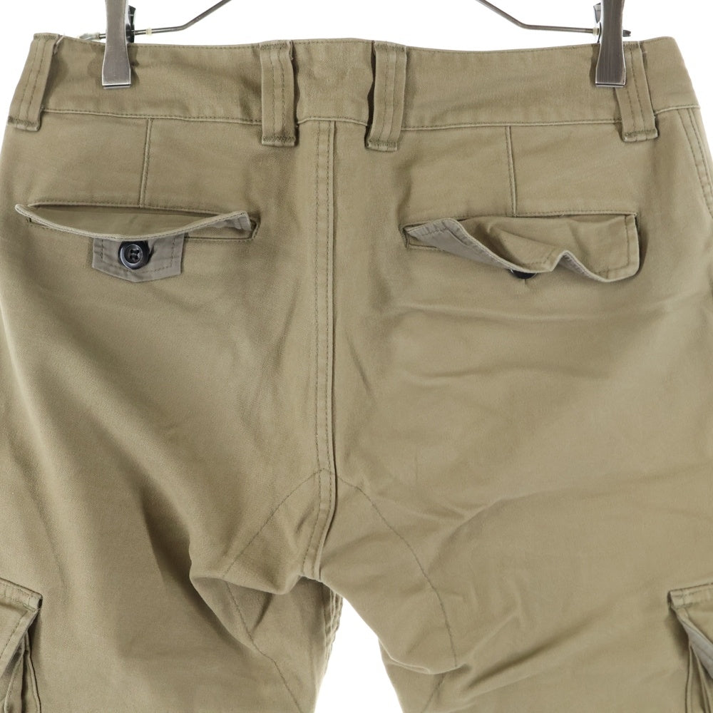 wjk(ダブルジェイケイ) BANANA CUT Cargo Pants バナナ カット カーゴパンツ ベージュ 5046 CS01