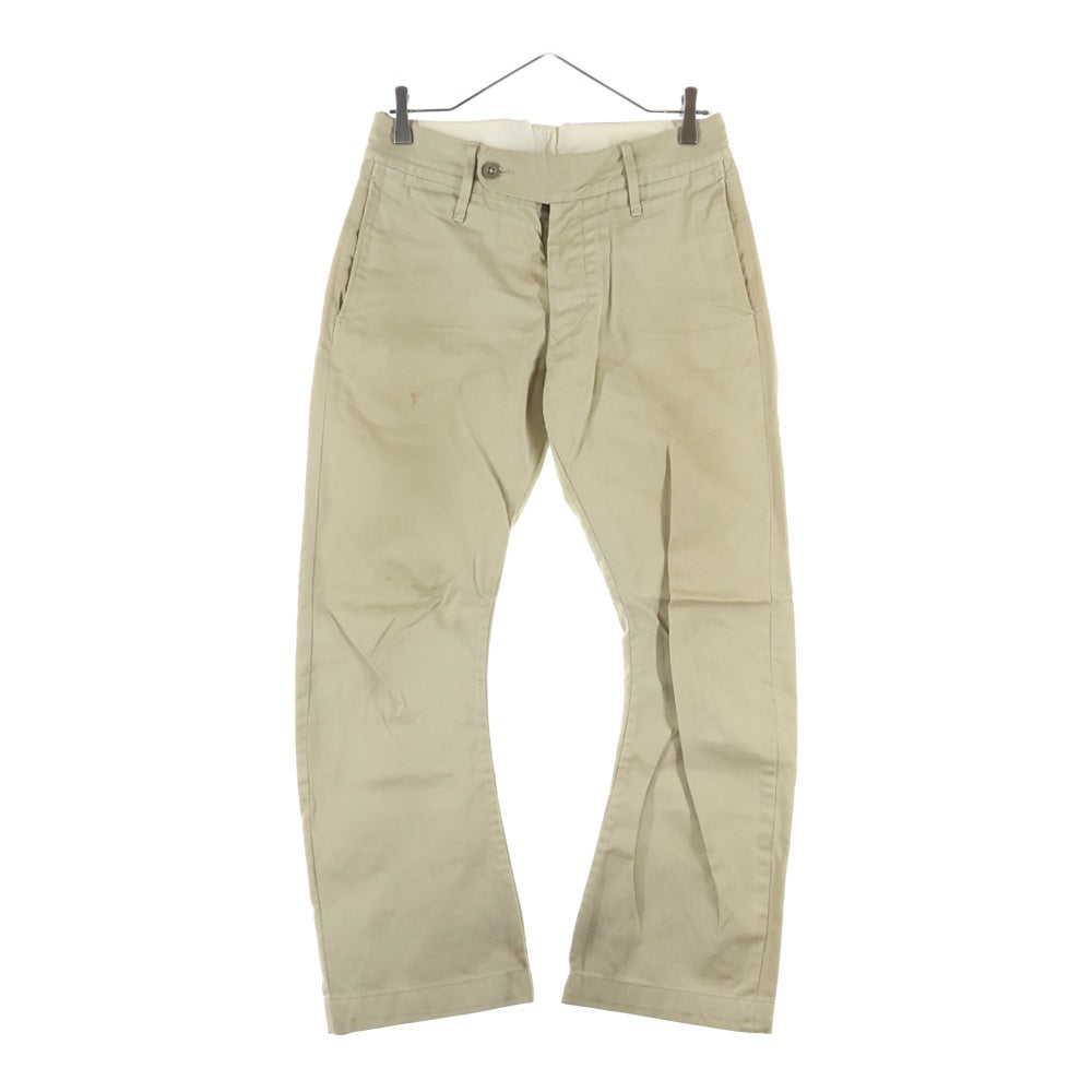 wjk(ダブルジェイケイ) BANANA FLARE CINO バナナ フレア チノパンツ ベージュ 519 CT06