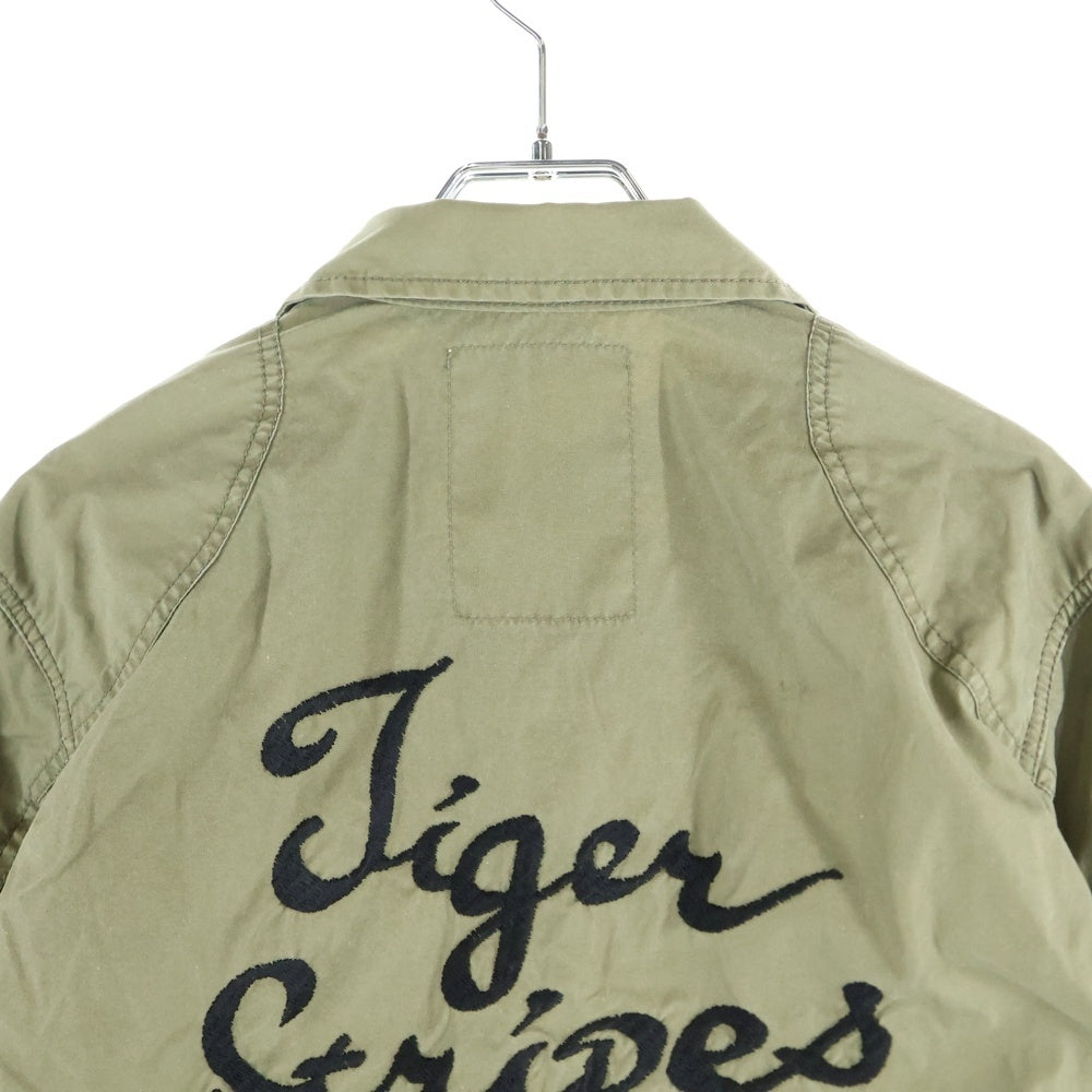 WTAPS(ダブルタップス) JUNGLE L/S ロゴエンブロイダリー ジャングル ミリタリーシャツ カーキ 112LTDT-SHM04