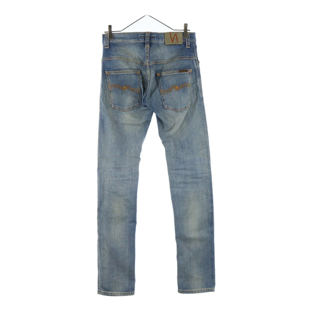 nudie jeans(ヌーディージーンズ) ジップフライ スリムフィット スキニーデニムパンツ インディゴ