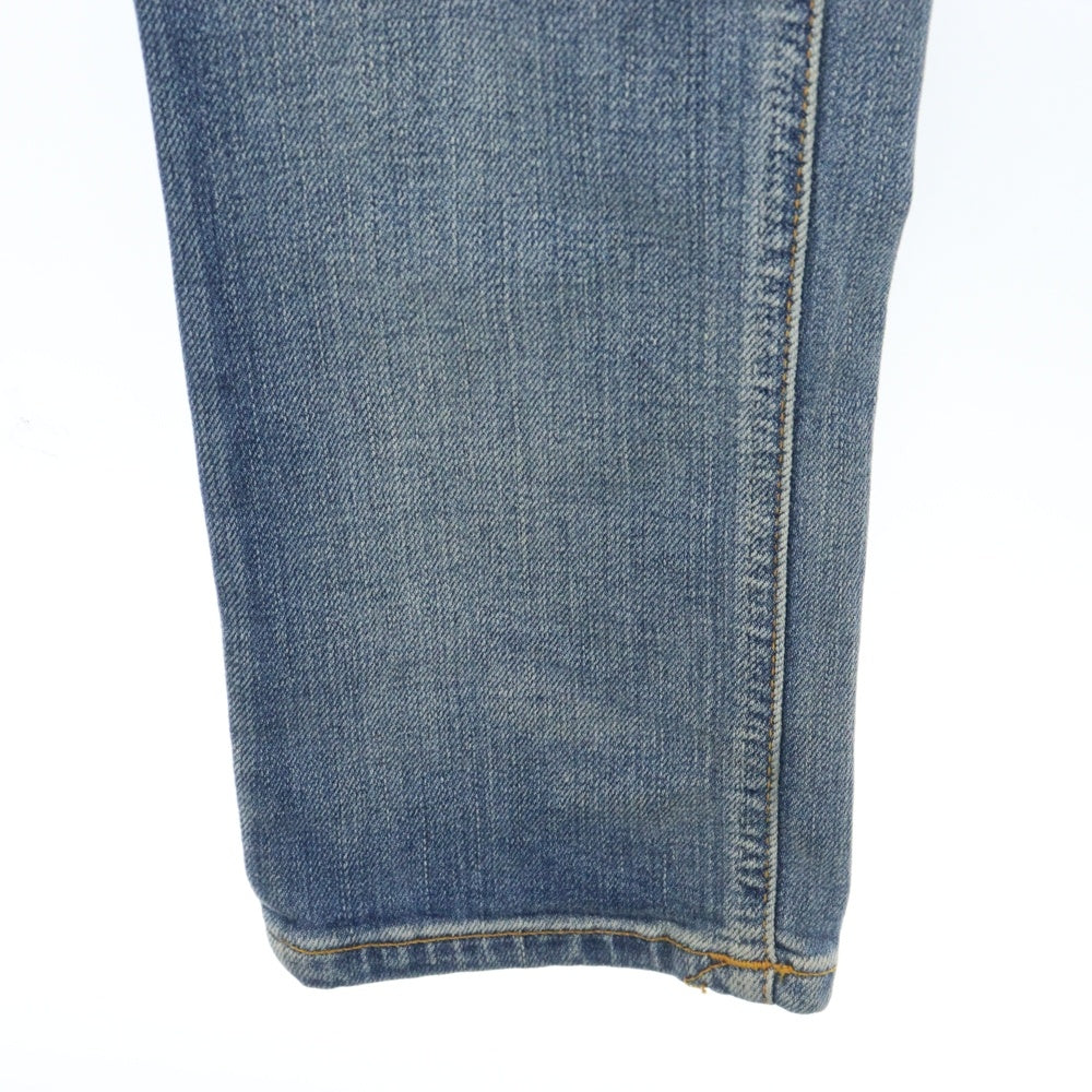 nudie jeans(ヌーディージーンズ) ジップフライ スリムフィット スキニーデニムパンツ インディゴ