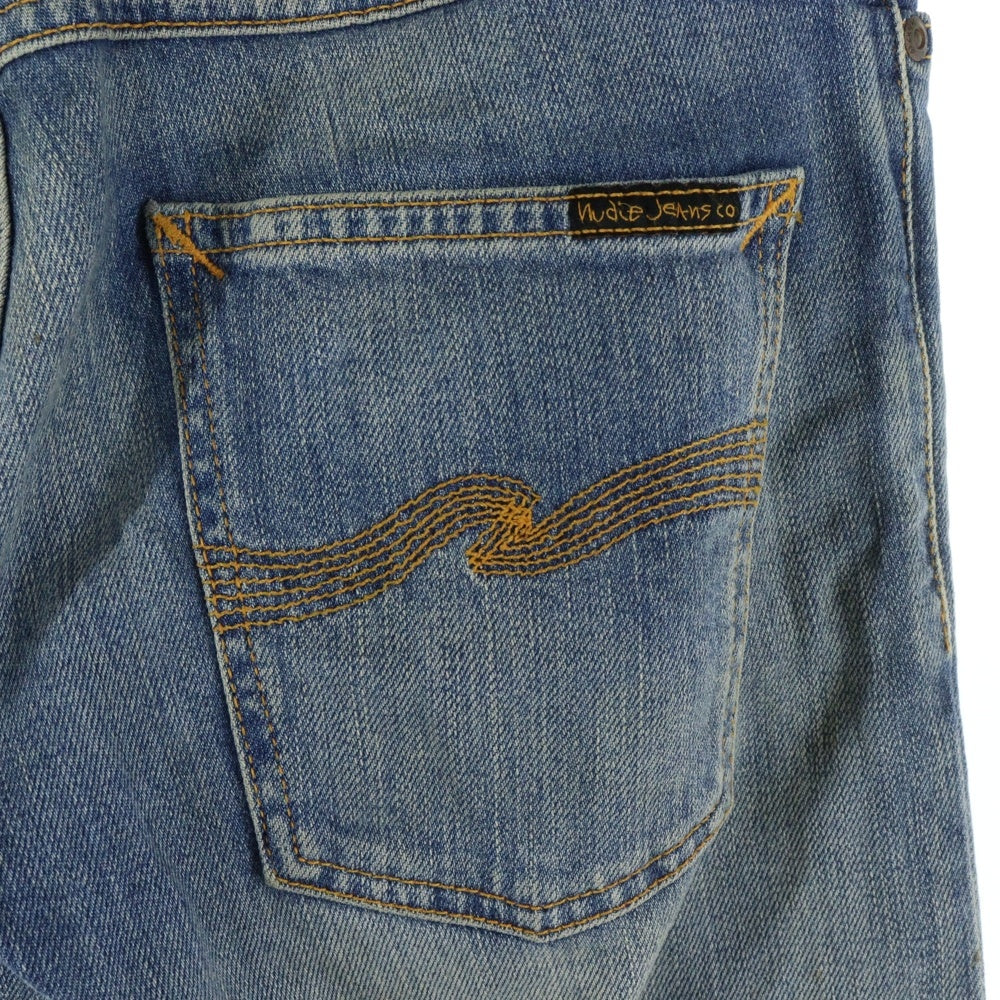 nudie jeans(ヌーディージーンズ) ジップフライ スリムフィット スキニーデニムパンツ インディゴ