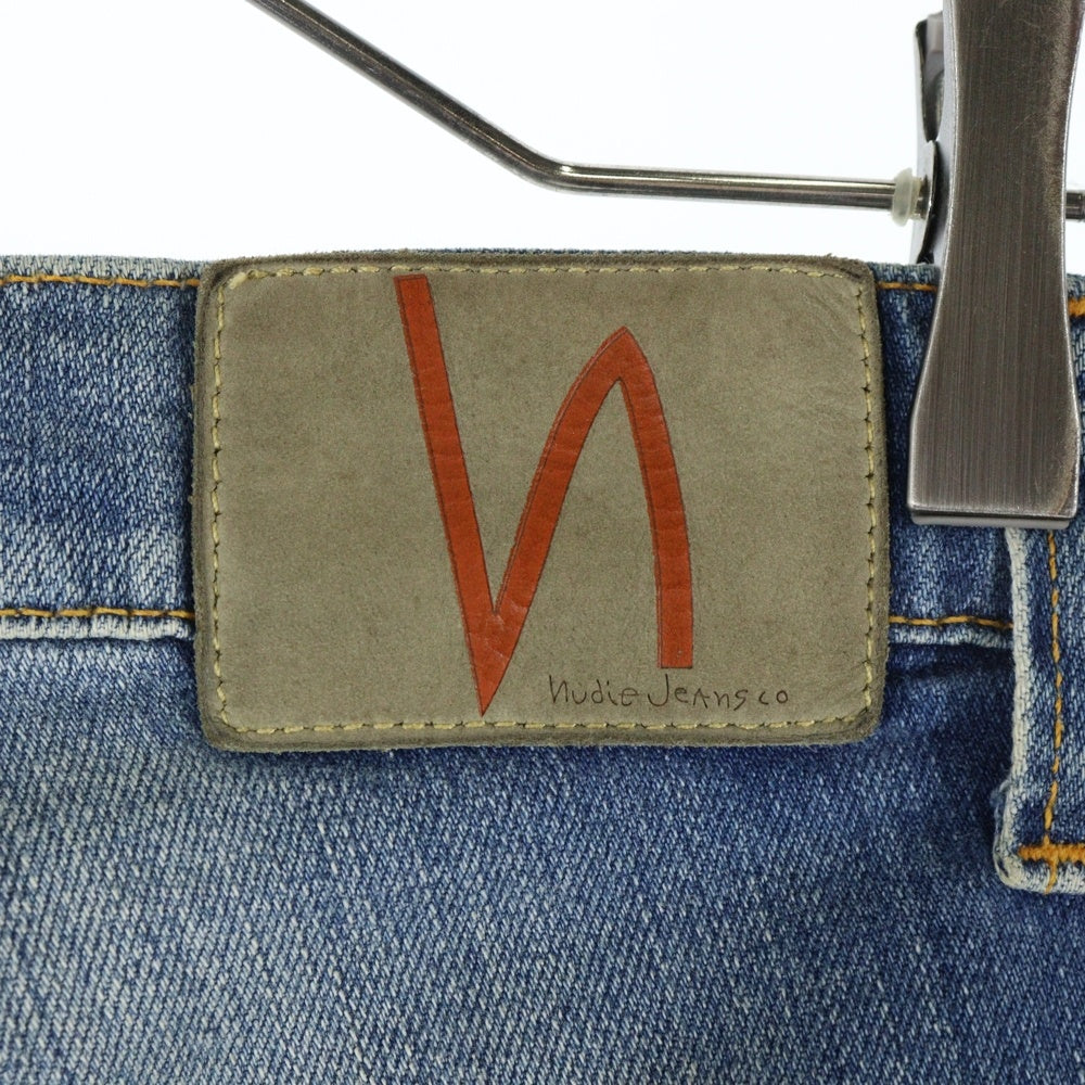 nudie jeans(ヌーディージーンズ) ジップフライ スリムフィット スキニーデニムパンツ インディゴ