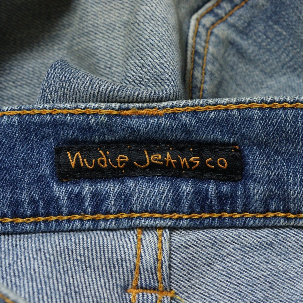 nudie jeans(ヌーディージーンズ) ジップフライ スリムフィット スキニーデニムパンツ インディゴ