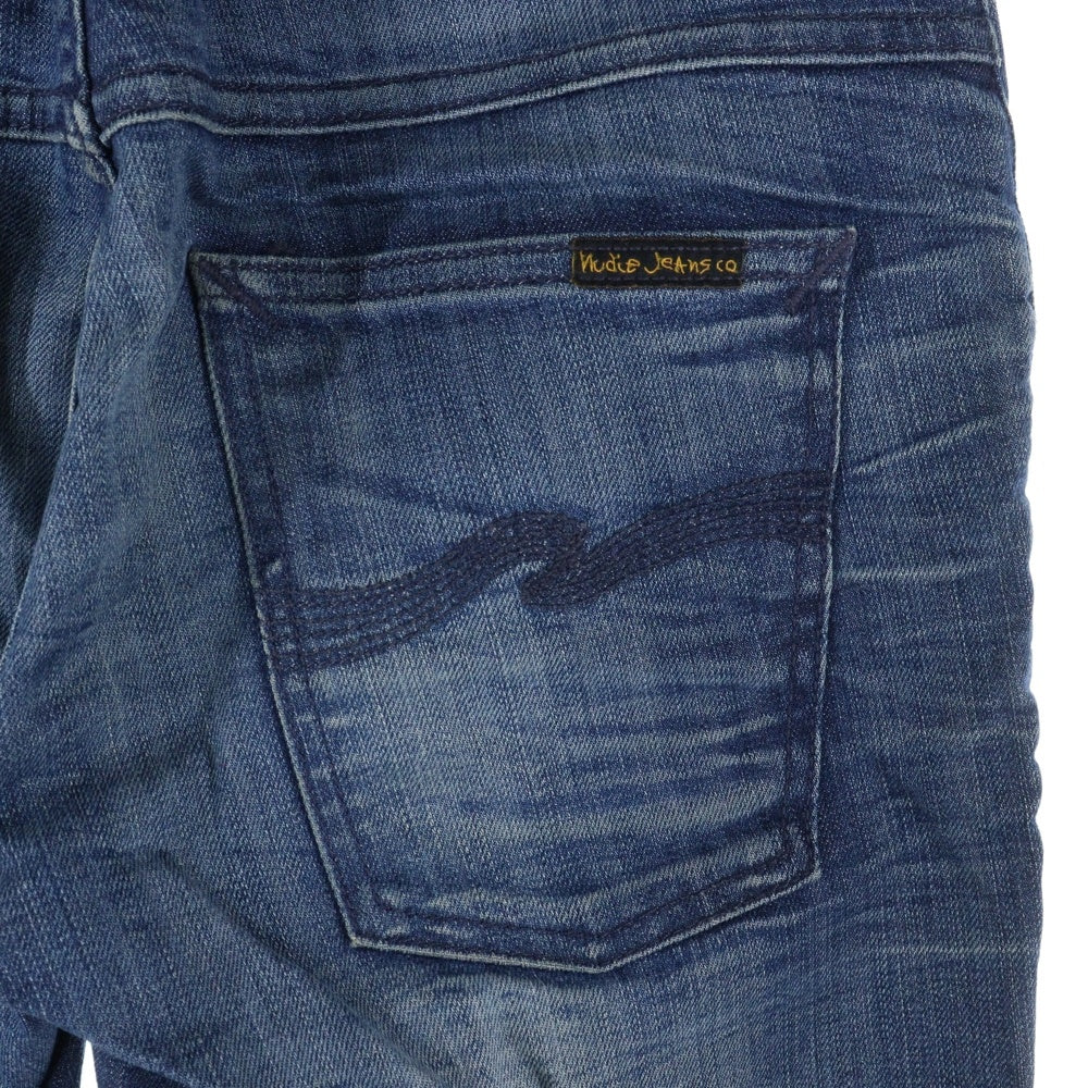 nudie jeans(ヌーディージーンズ) ジップフライ スリムフィット スキニーデニムパンツ インディゴ
