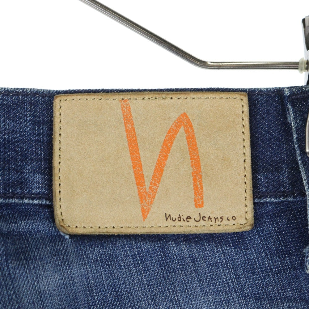 nudie jeans(ヌーディージーンズ) ジップフライ スリムフィット スキニーデニムパンツ インディゴ