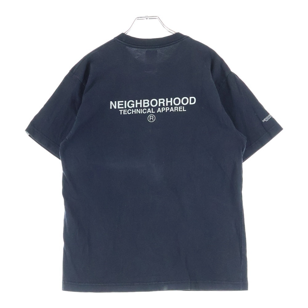NEIGHBORHOOD(ネイバーフッド) NBHD ロゴプリントTシャツ 半袖カットソー ネイビー