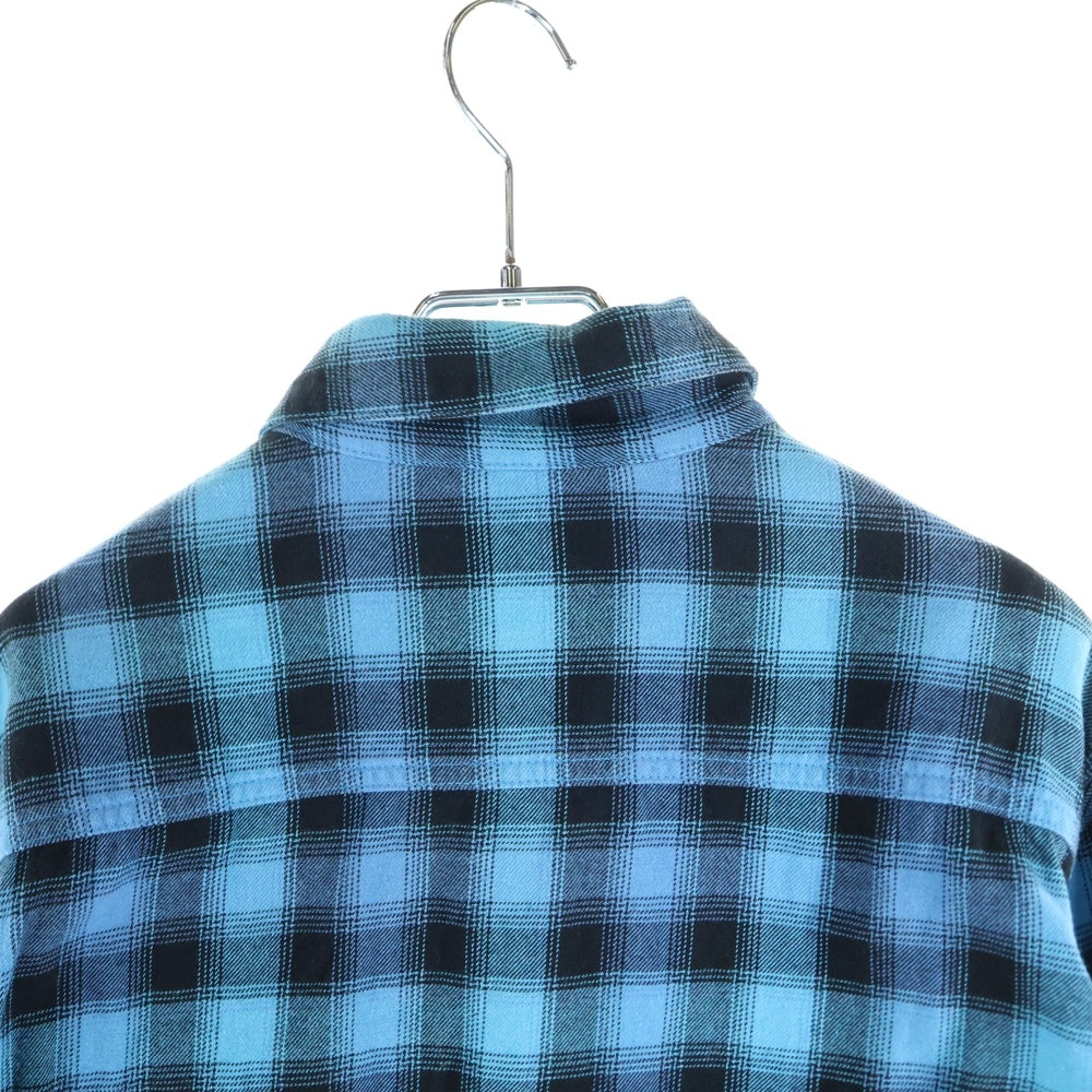 NEIGHBORHOOD(ネイバーフッド) 2ポケット チェック柄 コットン 長袖シャツ ブルー ARNH-SH-03