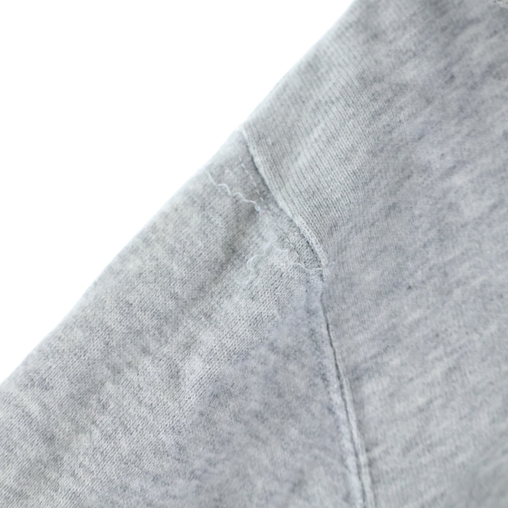 RATS(ラッツ) ロゴプリント ジップアップフーディ スウェットパーカー グレー